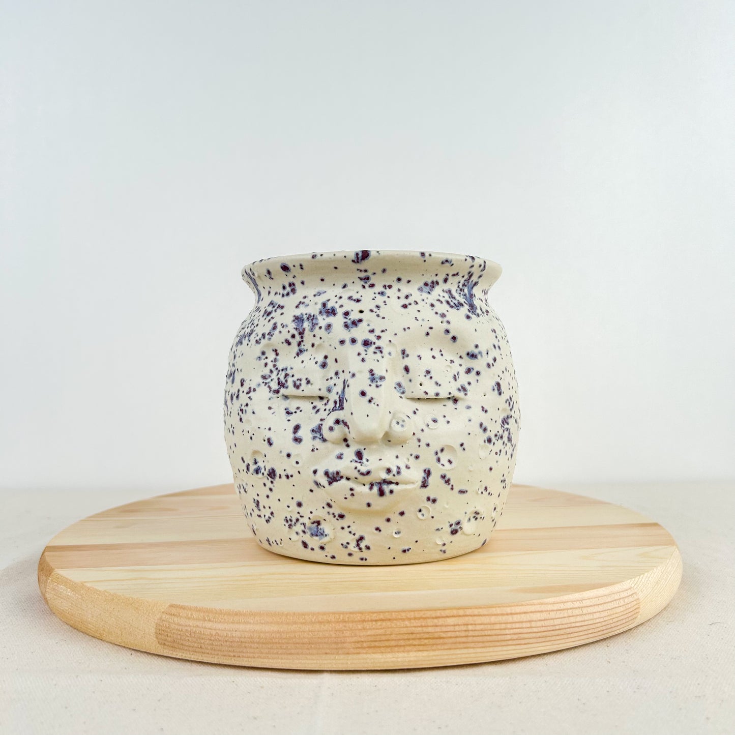 Indigo Rain Moon Pot Lg 006