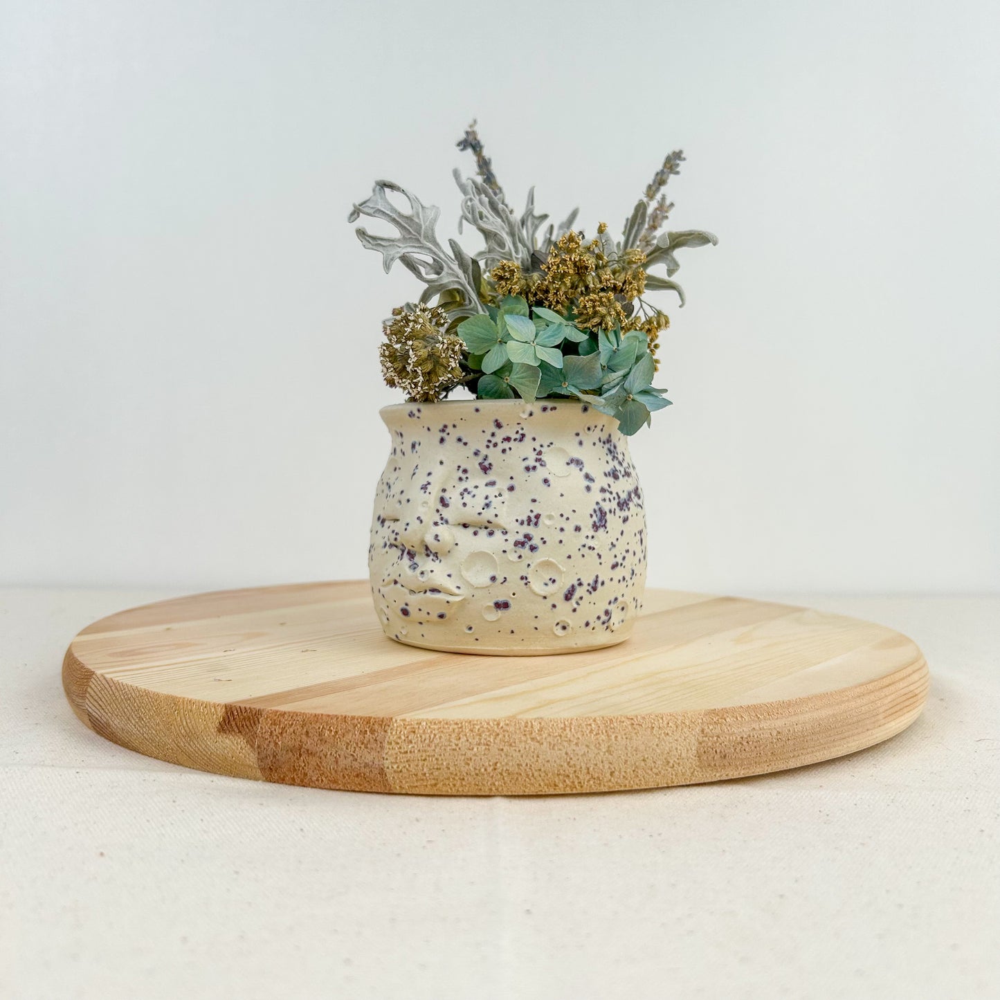 Indigo Rain Moon Pot Sm 003