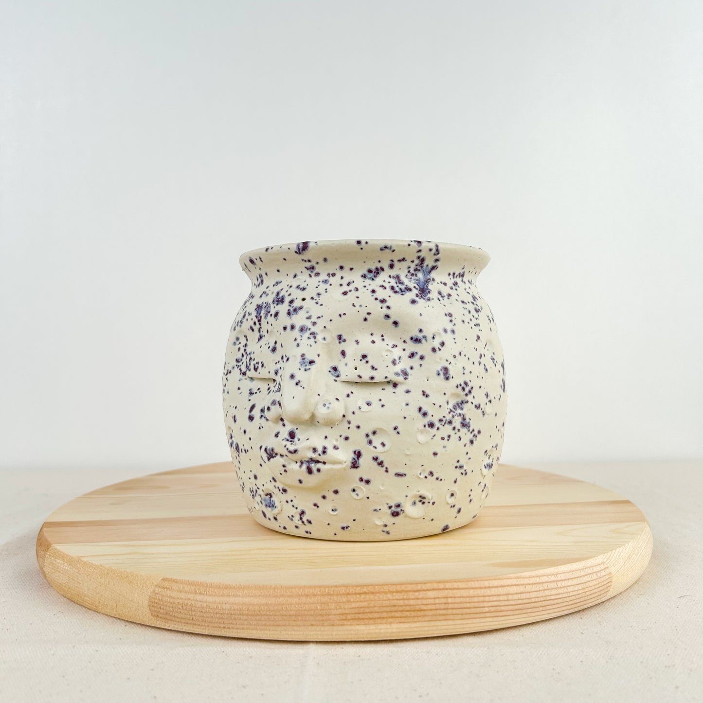 Indigo Rain Moon Pot Lg 006