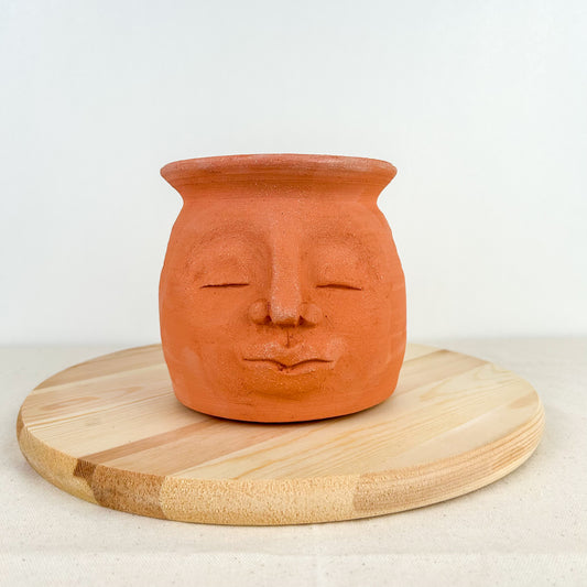 Terracotta Sun pot Lg 001