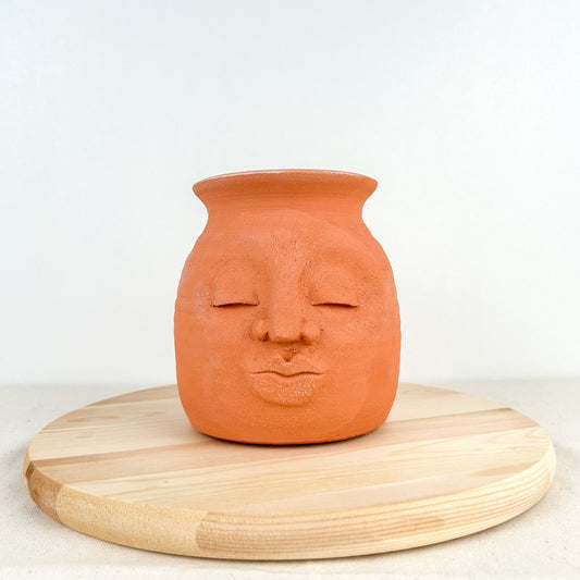 Terracotta Sun pot Lg 002